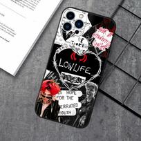 Y-Yungblud Lowlife Phone Case For Apple iPhone 15,14,13,12,11,XS,XR,X,8,7,Pro,Max,Plus,mini Silicone Black Cover iPhone7