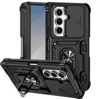 Applicable to Samsung Z FOLD7 military window push mobile phone case folding GalaxyZ FOLD6 bracket anti-drop protective case Z FOLD7 juoda