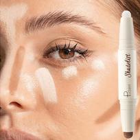 Moisturizing Silky Three-dimensional Contour Stick Natural Matte Duo-color Face Highlight Brighten Nose Shadow Makeup Concealer