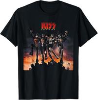 KISS Men's Classic Fit Black Destroyer , Small Unisex T-Shirt XXL