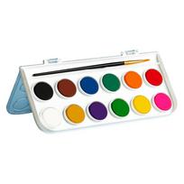 12/16/28/36/48 Colors With Water Brush Pen Solid Painting Pigment Set  Drawing Art Paint Supplies 16 Colors