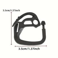 10-100 vnt. Šėšėlio tinklo kabliukai Lauko kiemo Paukščių aptvaro linijos pakabukas Sodo augalo Gyvūno namelio Šėšėlio tinklo Daugiafunkciai kabliukai 10pcs juoda