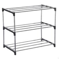, Shoe Organizer, Storage, Multifunctional Rack, Sturdy And Suitable for Entryway 43cmx26cmx38cm_3 Layer Black