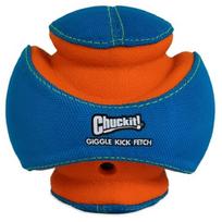 Chuckit! Giggle Kick Fetch - nesunaikinamas cypsintis kamuolys šunims