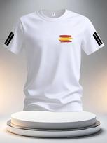 2026 Summer Spain Football Jerseys for Men Classic God Spain Short Sleeve Tees Casual O-Neck Sports Style T-Shirt Man Clothing S