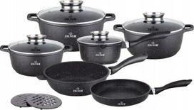 Marmurinės dangos puodų rinkinys 12 vnt. Zilner Zl-8528