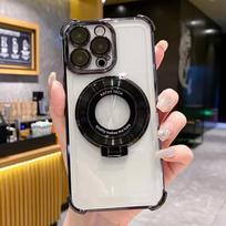 Luxury Plating Holder Phone Case For Google Pixel 9 9A 9 10 Pro XL 10A 7 7A 8 8A Clear Shockproof Soft Silicone Stand Back Cover For Pixel 10A juoda