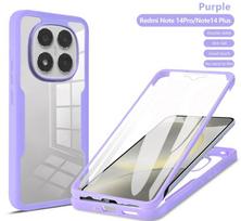 360 Full Body Protector Case for Xiaomi Redmi Note 15 14 13 12 Pro Plus Turbo 4 3 K70E POCO X7 X6 F7 Pro TPU+PC Shockproof Cover RM Note 15 Pro Plus