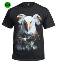 Spirit Eagles T-shirt  Biker  Gift  Hawk  Eagle  Wild  Hunter  Xmas  XS XXL