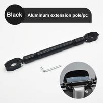SEAMETAL Motorcycle Handlebar Phone Bracket Multi-functional Aluminum Alloy Thickened Balance Bar Motorbike Decoration Crossbar gray