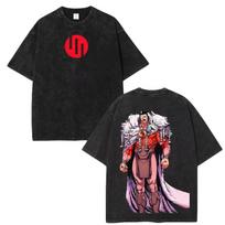 2026 New Invincible Grand Regent Thragg Unisex Washed Shirt, Summer Vintage Cotton Y2k Men's Fashion Oversize Graphic Tshirt S įvairiaspalvis