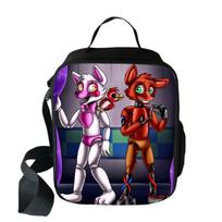 Five At Nights Freddys 3d Printed Insulated Lunch Bag Waterproof Picnic Bag D