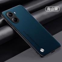 For POCO X7 Pro X7Pro Plain PU Leather Matte Phone Case For POCO F7 Ultra Silicone Ultra Thin Soft Frame Shookproof Bumper Cover Redmi Turbo 4 tamsiai žalia spalva