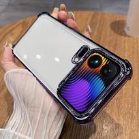 Four Corners Anti-shock Case For Xiaomi 17 Pro Lens Protection Plating Shockproof Protection Cover For Xiaomi Mi 17Pro For Xiaomi 17 Pro violetinė