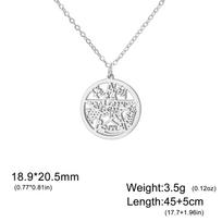 Jeshayuan Tetragrammaton Necklace Pentagram Amulet Energy Pendant Necklace Original Witches Knot Necklace 45cm