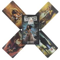 Tarot Of Haunted House Cards A 78 Deck Oracle English Visions Divination Edition Borad Playing Games black