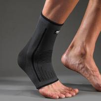 Support Nylon Sports Ankle Brace Outdoor Sports Guard Sports Ankle Guard Compression Support Sleeve black-EUR 33-37