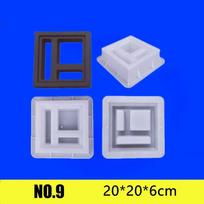 Square Cement Antique Brick Mold Plastic Wall Brick Mould Hollow Brick Mold  Flower Fence 9
