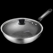 SUPOR X-Crystal Shield 304 Stainless Steel Honeycomb Wok