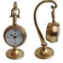 Žalvarinis Apvalios Formos Stalo Laikrodis Stalo Laikrodis Namų Biuro Studijos Svetainės Dekorui Dovanų Prekė