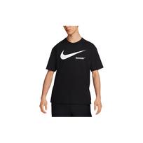 Nike Letter Logo Print Vintage American Crew Neck Pullover Short Sleeve T-Shirt Men Tops Black DX6309-010 L