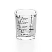 Leeseph Glass kavos matavimo puodelis su svarstyklėmis, skirtas BCnmviku Espresso Shot Glasses Matavimo puodelis Skystas sunkus stiklas, 60ml 2oz 60ml 2oz white