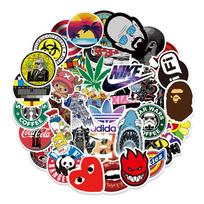 100 Trendy Cards Without Repeating Personalized Graffiti Stickers Car Water Cup Laptop Stickers