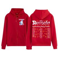 Baekhyun Reverie World Tour 2025 Zip Up Hoodie Casual Zipper Hoodie Sweatshirt Unisex S