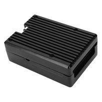 Dėklas Raspberry Pi 4 aušinimo korpusui Metalinė dėžutė Aliuminio lydinio apsauginis korpusas su 2 ventiliatoriais