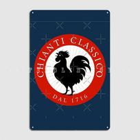 Chianti Classico Metalinė Plokštelė Sienos Urvas Juokinga Garažo Dekoracija Pub Garažas Skardinis Plakatas 20x30cm