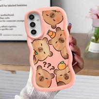 Case for Samsung Galaxy A11 A16 A21s A15 A14 A13 A52 A12 Soft Phone Cover A04 A22 A03 A23 A33 A06 A53 A05 Capybara Cute Galaxy A13 4G