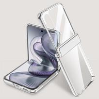 Su grūdinto stiklo apsauginiu telefono dėklu Xiaomi Mix Flip 2 flip2, su spyruokliniu vyriu, visapusiška kameros apsaugos dangteliu For Xiaomi Mix Flip2 gray