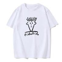 Summer Casual Short Sleeve Luxury Fashion T-Shirt Harajuku Print Streetwear Womens T-Shirt Fido Dido Popular Drink Clothing -... S