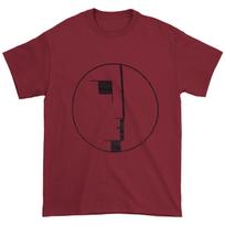 Men's Bauhaus Spirit on Cardinal Tee T-shirt Medium Cardinal 2XL