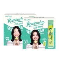 Teazen Kombucha Green Tangerine Lime 30 Sticks x 2 Boxes