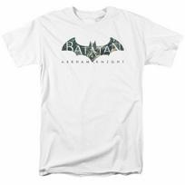 Batman Arkham Knight Descending Logo T-shirt Licensed Comic Book Tee White M