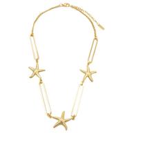 Starfish Necklaces Stainless Steel Clavicle Chain Light Luxury Fashion Necklace for Women Simple Neck Chain Jewelry Accessories
