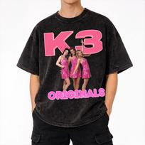 Amor Amor K3 Studio100 Merginų Grupės Prekės Išskalbti Marškinėliai Vyrams Moterims Streetwear Hip Hop Marškinėliai Vasaros Marškinėliai Trumpomis Rankovėmis M įvairiaspalvis