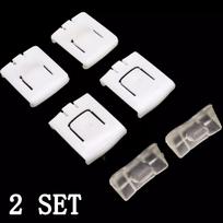 6 vnt. Sėdynės bėgelio tvirtinimo klipsas slankiklis kreipiklis VW Beetle Golf Jetta Caddy Polo Rabbit 435881203A 171881213B 191881213