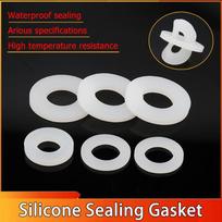 1~50pcs ID:2~45mm OD:5~56mm Silicone Rubber Flat Gaskets White Silicon O Rings Seal Washers Sealing Ring T:1/1.5/2/3mm 31x39x2mm 10pcs