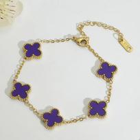 Four-leaf Clover Five-flower Bracelet Fashion High-end Luxury Lucky Women's Bracelet 18K
