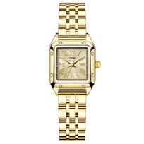 Exquisite Small Square Plate Light Luxury High Value Steel Belt Women'S Watch Niche High Sense Versatile Women'S Quartz Watch