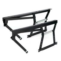 Baldų pufų mechanizmas Sulankstomas pakeliamas sofos-lovos mechanizmas Sofos-lovos vyris Sofos priedai (Black,600mm*290mm) juoda