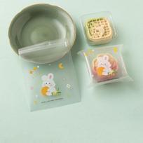 100Pcs/Pack Self Sealing Mid-Autumn Festival Biscuit Bag Mooncake Packaging Bag  Party Gift Set 5