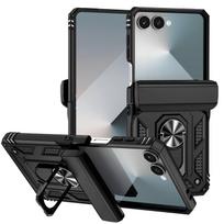 For Samsung Z FliP7 Military Phone Case Folding Galaxy Z FliP6 Stand Anti-Drop Case Z FliP7 juoda