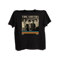 Summer Men's Pure Cotton Vintage The Smiths T-shirt Oversized Loose and Breathable Suitable Y2K Loose shirt S