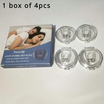 4 vnt. silikoninių magnetinių klipsų nuo knarkimo rinkinys - Ultimate miego sprendimas - Patogus, inovatyvus knarkimo mažinimo įrankis, skirtas pagerinti ramius naktis 4pcs skaidri