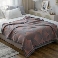 Dvigulės lovos pledas Vasarinis medvilninis marlės pledas Lovoms, sofos uždangalas, dekoratyvinis lovatiesė ant lovos 200*230cm 150x200cm gray