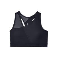 Under Armour Solid Color Asymmetrical Low-Cut Sports Bra Women underwear Black 1328810-001 XS gray