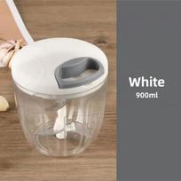 900ml Manual Meat Mincer Garlic Chopper Multifunctional Vegetable Cutter Handheld Meat Grinder Cooking Tools Kitchen Accessories balta